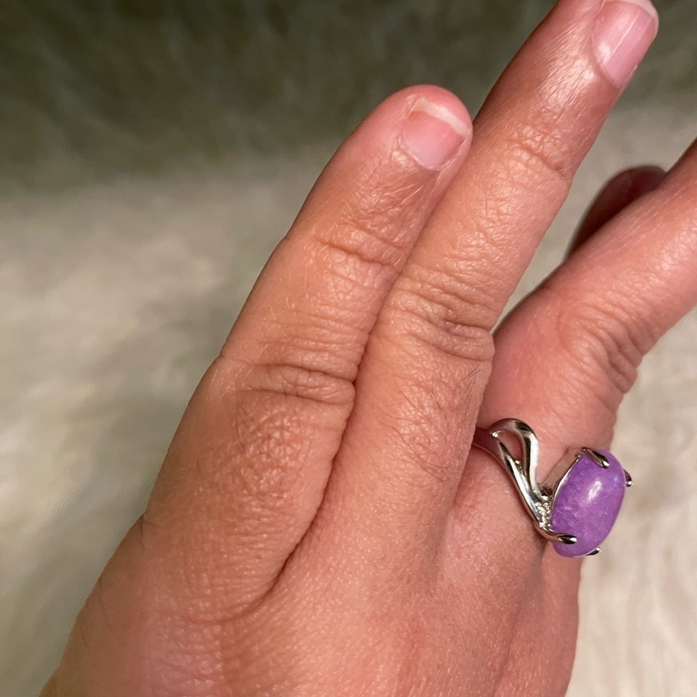 Purple stone ring - Picture 3 of 5
